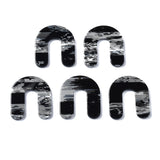 20 Pcs Heart Rectangle Resin Pendants Charms DIY Jewelry Making