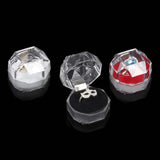 20 Pcs Acrylic Transparent Jewelry Packaging Box Wedding Packaging