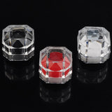 20 Pcs Acrylic Transparent Jewelry Boxes