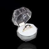20 Pcs Acrylic Transparent Jewelry Packaging Box Wedding Packaging