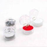 20 Pcs Acrylic Transparent Jewelry Boxes