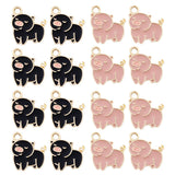 20 Pcs Piggy Keychain Charms DIY Jewelry Making