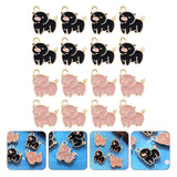 20 Pcs Piggy Keychain Charms DIY Jewelry Making