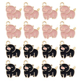 20 Pcs Piggy Keychain Charms DIY Jewelry Making