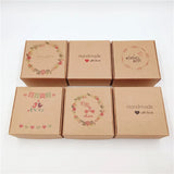 20 Pcs Gift/Candy Box DIY Soap Packaging Paper Box 6.5x6.5x3cm