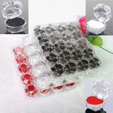 20 Pcs Octagonal Acrylic Jewelry Packaging Box Necklace Organizer