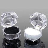 20 Pcs Octagonal Acrylic Jewelry Packaging Box Necklace Organizer