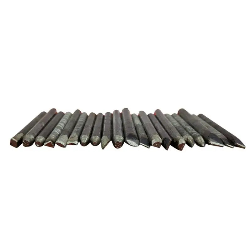 20 Pcs Flower Punch Stamp Set Jewelry Metal Craft Stamping Tools