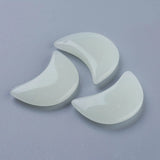 20 Pcs Glow-in-the-Dark Moon Stone Pendants - DIY Jewelry Charms
