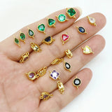 20 Pcs Geometric Jewelry Charms Plated Lovely Holiday Pendants