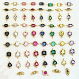 20 Pcs Geometric Jewelry Charms Plated Lovely Holiday Pendants