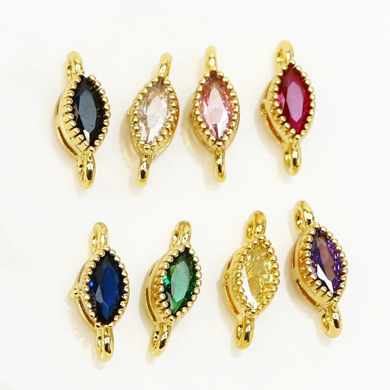 20 Pcs Geometric Jewelry Charms Plated Lovely Holiday Pendants
