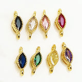 20 Pcs Geometric Jewelry Charms Plated Lovely Holiday Pendants