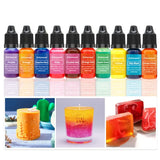 Rainbow Soap Coloring Kit for DIY Candle Making Bath Bomb Supply