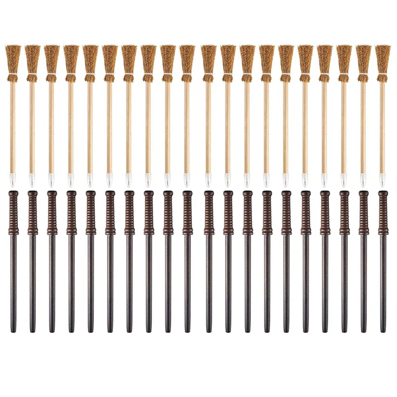 20 Pcs Wand & 20 Pcs Broom Pencils Goody Bag Favors