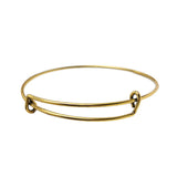 20Pcs Lady Wire Adjustable Bangle Bracelet 5 Colors