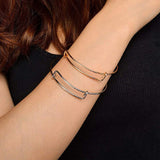 20Pcs Lady Wire Adjustable Bangle Bracelet 5 Colors