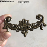 20 Pcs Large Metal Ornament 88x40mm Filigree Slice Wraps Gold/Silver/Bronze