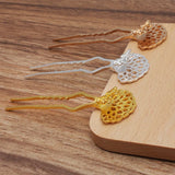 20pcs 24*74mm Metal Hair Forks Hair Sticks DIY Hair Accessories Women