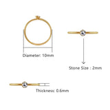 20PCS 24G Crystal Nose Hoop Rings Cartilage Nose Piercing Body Jewelry