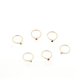20PCS 24G Crystal Nose Hoop Rings Cartilage Nose Piercing Body Jewelry