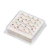 20PCS 24G Crystal Nose Hoop Rings Cartilage Nose Piercing Body Jewelry