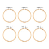20 Pcs 3 Inch Bamboo Embroidery Hoops Wooden Hoop Ring for Art Craft Sewing