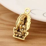 20 Antique Ganesha Elephant Hindu God Charms for DIY Jewellery Making
