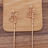 20 Vintage Flower Hair Sticks Hairpins Headwear DIY Hair Accessories