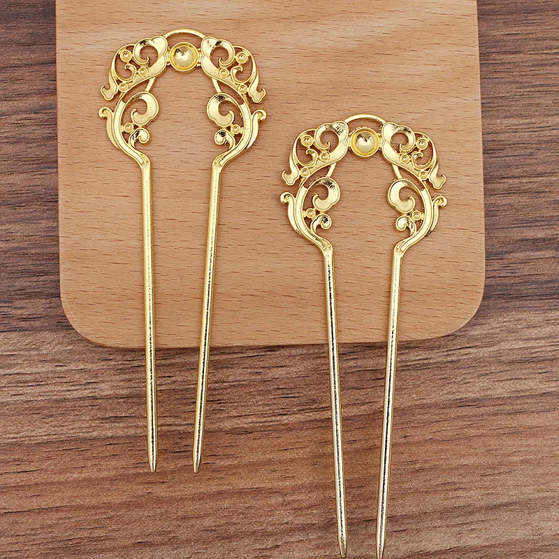 20pcs 40*105mm Ancient Chinese Metal Hair Forks Hairpins Hair Accessories