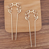 20pcs 40*105mm Ancient Chinese Metal Hair Forks Hairpins Hair Accessories