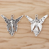 20 Butterfly Angel Fairy Charms Pendants for Jewellery Making Findings