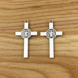 20pc Cross Jesus Crucifix Silver Charms Pendants DIY Necklace Jewelry Making