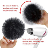 20pcs DIY Faux Fox Fur Pom Pom Elastic Loop Hats Keychains Scarves Gloves Bags