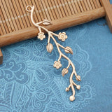 20Pcs 15x59mm Tree Branch Metal Pendant Charms DIY Jewelry Accessories