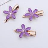 20pcs 35mm Metal Flower Hair Clip Hairpins Barrettes for Women