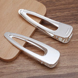 20Pcs/Lot 80*25mm Stainless Steel Hair Clip Barrettes Accessories