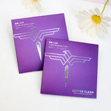 20 Silver Polishing Cloth 7*10cm Jewelry Oxidation Purple Packaging