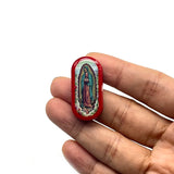 20 Pieces Oval Wood Accessories St.Jude Virgin Mary DIY Bracelets