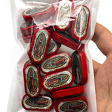 20 Pieces Oval Wood Accessories St.Jude Virgin Mary DIY Bracelets