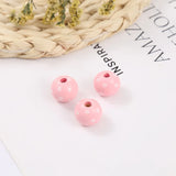 20 Pack Polka Dot Wood Beads DIY Crafts Kids Toys Jewelry