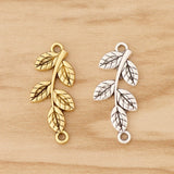 20pcs Tibetan Tree Leaf Branch Charms for Bracelet Making