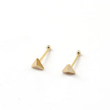 20 Pcs Triangle Ball Pin Nose Stud Nose Piercing Body Jewelry