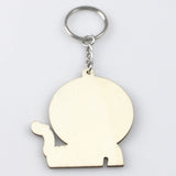20 Wooden Lion Cartoon Keychain for Bag Purse Decoration