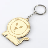 20 Wooden Lion Cartoon Keychain for Bag Purse Decoration