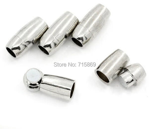 20 Sets Magnetic Clasps - Silver - 20mm x 9mm - Bracelet Clasp