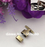20 Sets Antique Bronze Hook Clasps for 10x5mm Leather
