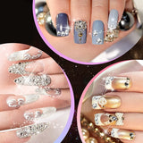 20 Sheets Clear Rhinestone Stickers Bling Gems Self Adhesive Round Diamond