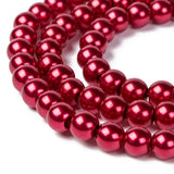 20 Strand 20 Colors Glass Pearl Round Beads 4/6/8mm Bead Strands