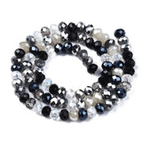 20 Strand Faceted Rondelle Glass Beads 5.5~6mm for Jewelry Making DIY